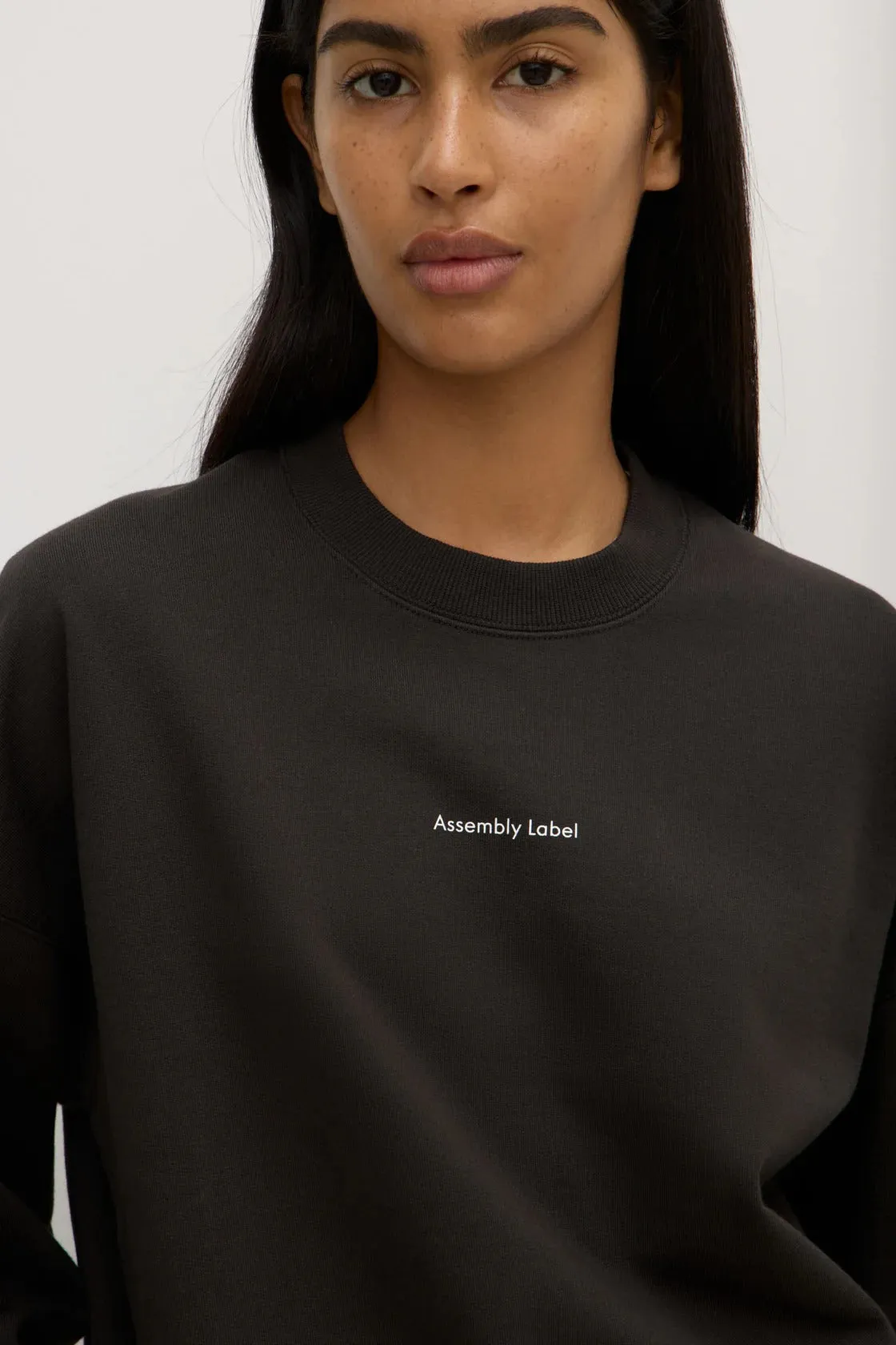 Assembly Label | Atelier Logo Fleece - Washed Black sold by Sisters & Co product image thumbnail 2
