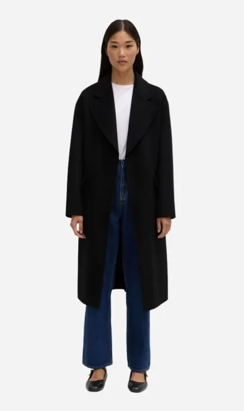 Assembly Label | Sadie Single Breasted Wool Coat - Black sold by Sister & Co