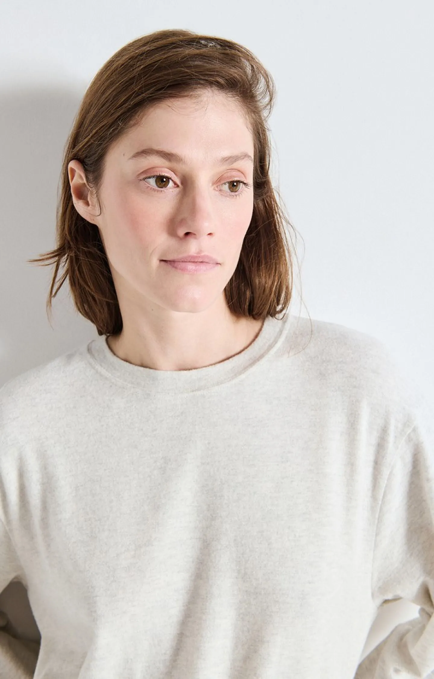 American Vintage | Ypawood L/S T.Shirt - Heather Grey sold by Sister & Co product image thumbnail 4