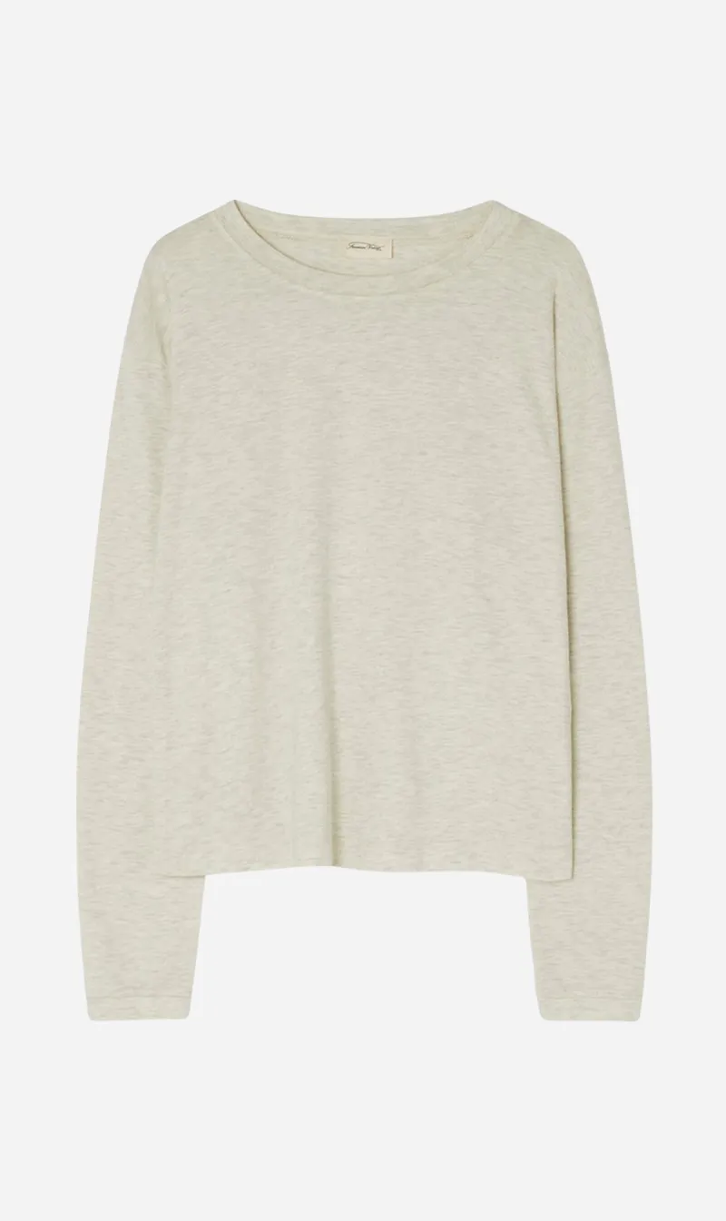 American Vintage | Ypawood L/S T.Shirt - Heather Grey sold by Sister & Co