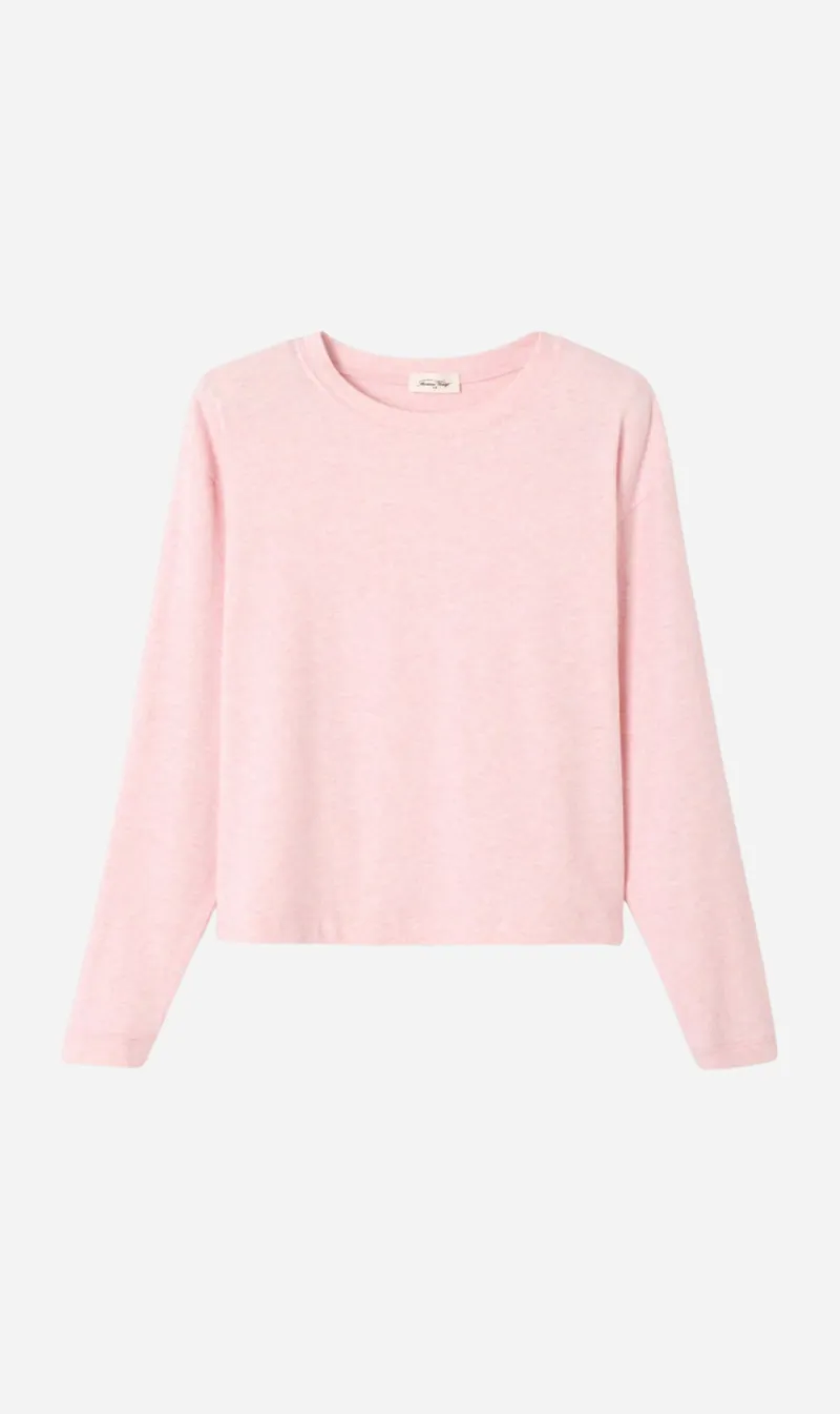 American Vintage | Ypawood L/S T.Shirt - Melange Glazing sold by Sister & Co