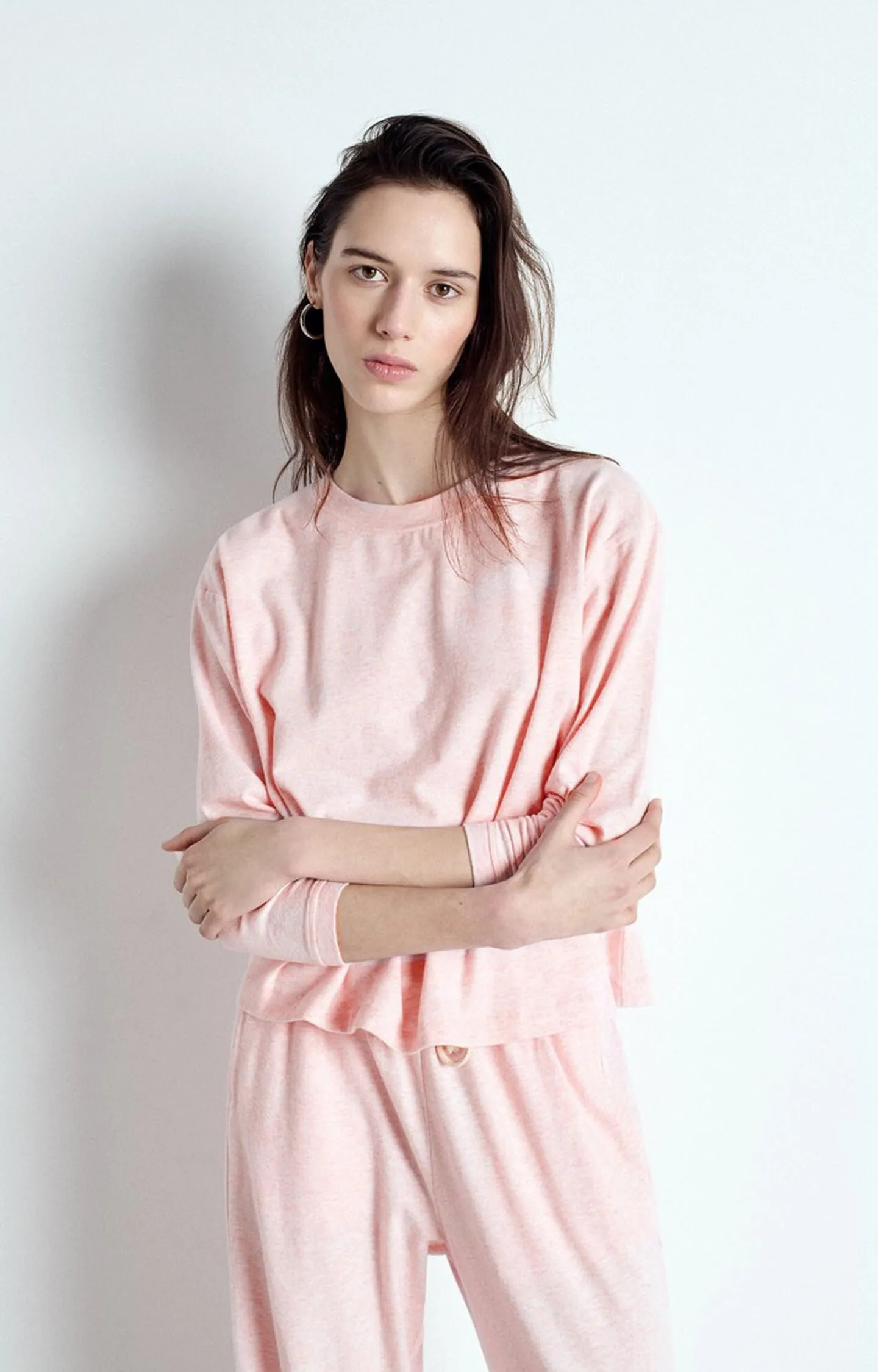 American Vintage | Ypawood L/S T.Shirt - Melange Glazing sold by Sister & Co product image thumbnail 2