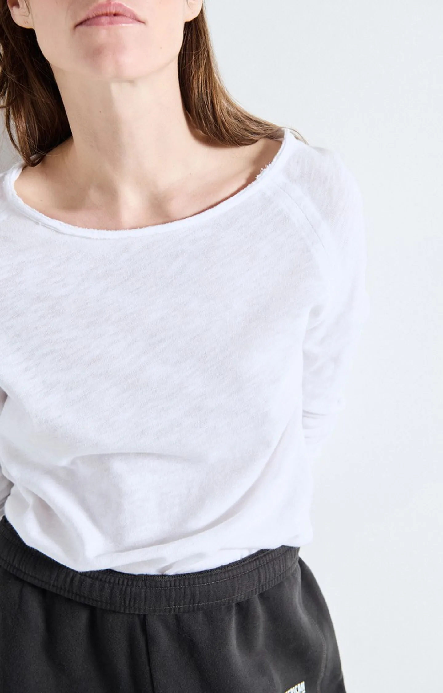 American Vintage | Sonoma L/S T.Shirt - White sold by Sisters & Co product image thumbnail 4