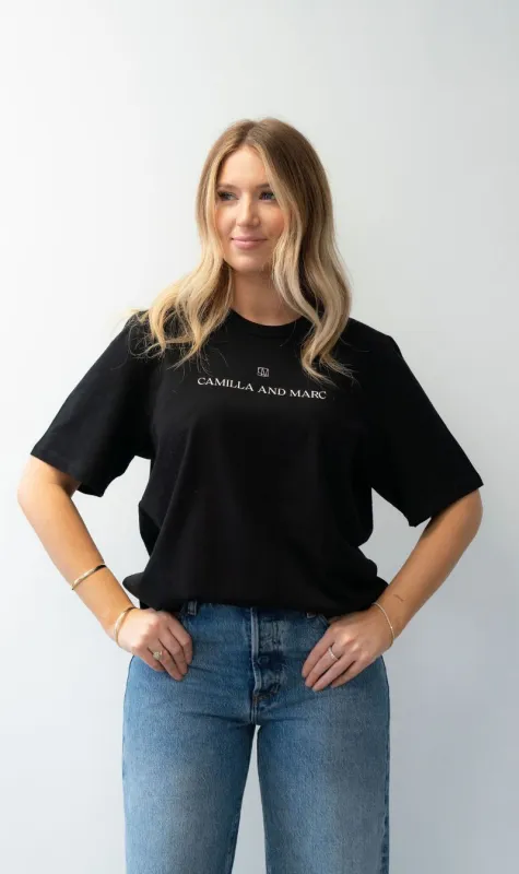 Camilla and Marc | Grayson Tee - Black sold by Sister & Co