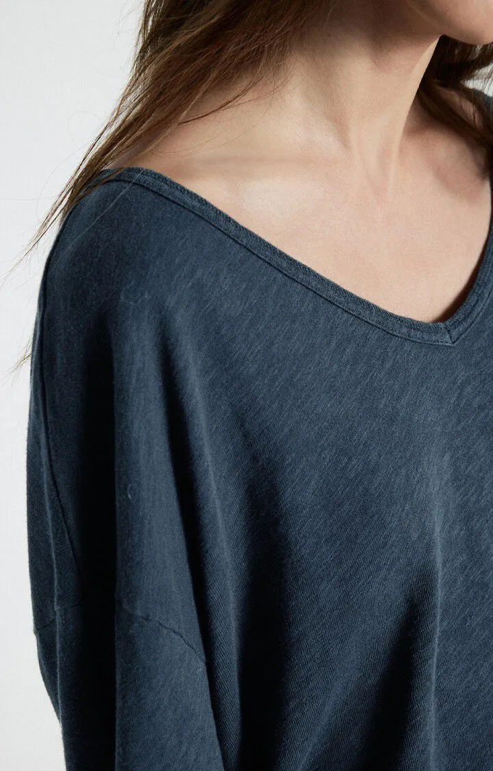 American Vintage | Sonoma Long Sleeve T.Shirt - Vintage Navy Blue sold by Sisters & Co product image thumbnail 4