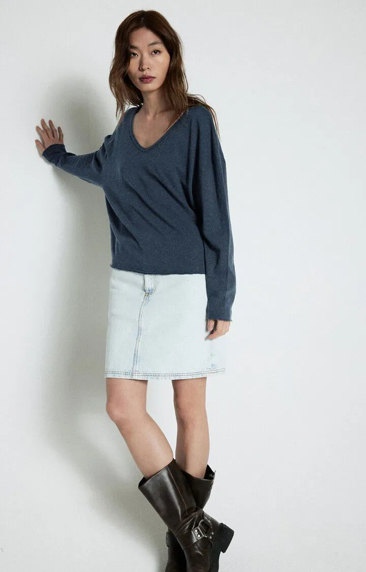 American Vintage | Sonoma Long Sleeve T.Shirt - Vintage Navy Blue sold by Sisters & Co product image thumbnail 5