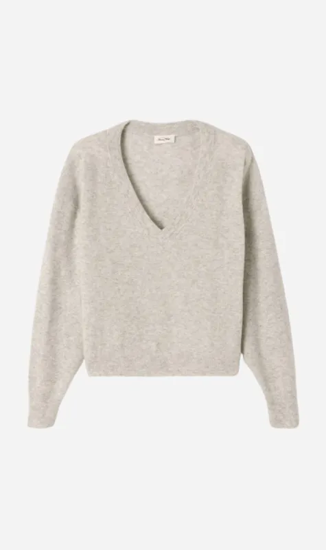 American Vintage | Raxow Jumper - Heather Grey sold by Sister & Co