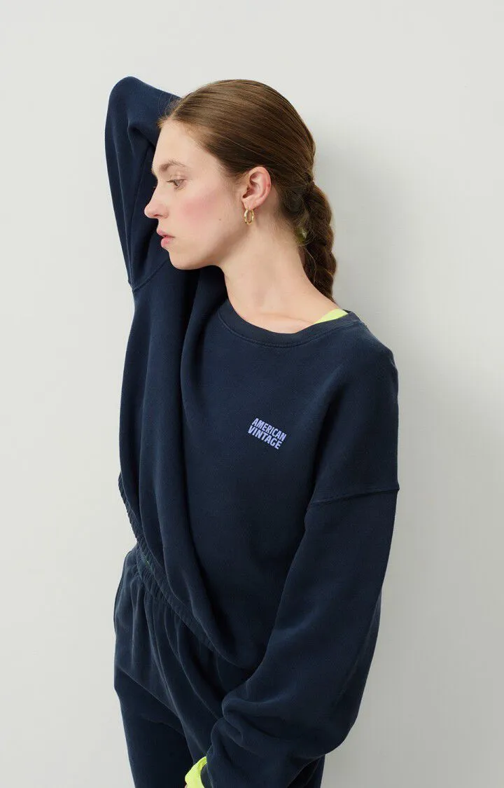 American Vintage | Izubird Sweater - Vintage Navy sold by Sisters & Co product image thumbnail 2