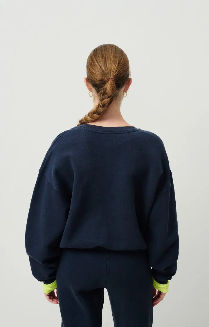 American Vintage | Izubird Sweater - Vintage Navy sold by Sisters & Co product image thumbnail 3
