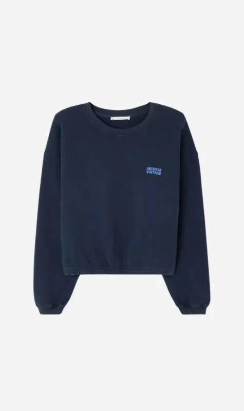 American Vintage | Izubird Sweater - Vintage Navy sold by Sisters & Co