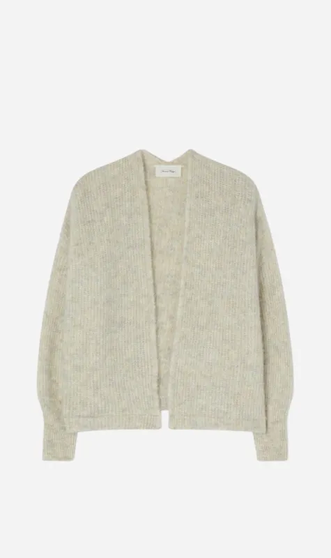American Vintage | East Cardigan - Powder Snow Melange sold by Sister & Co