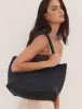 La Tribe | Woven Tote Bag - Black sold by Sister & Co