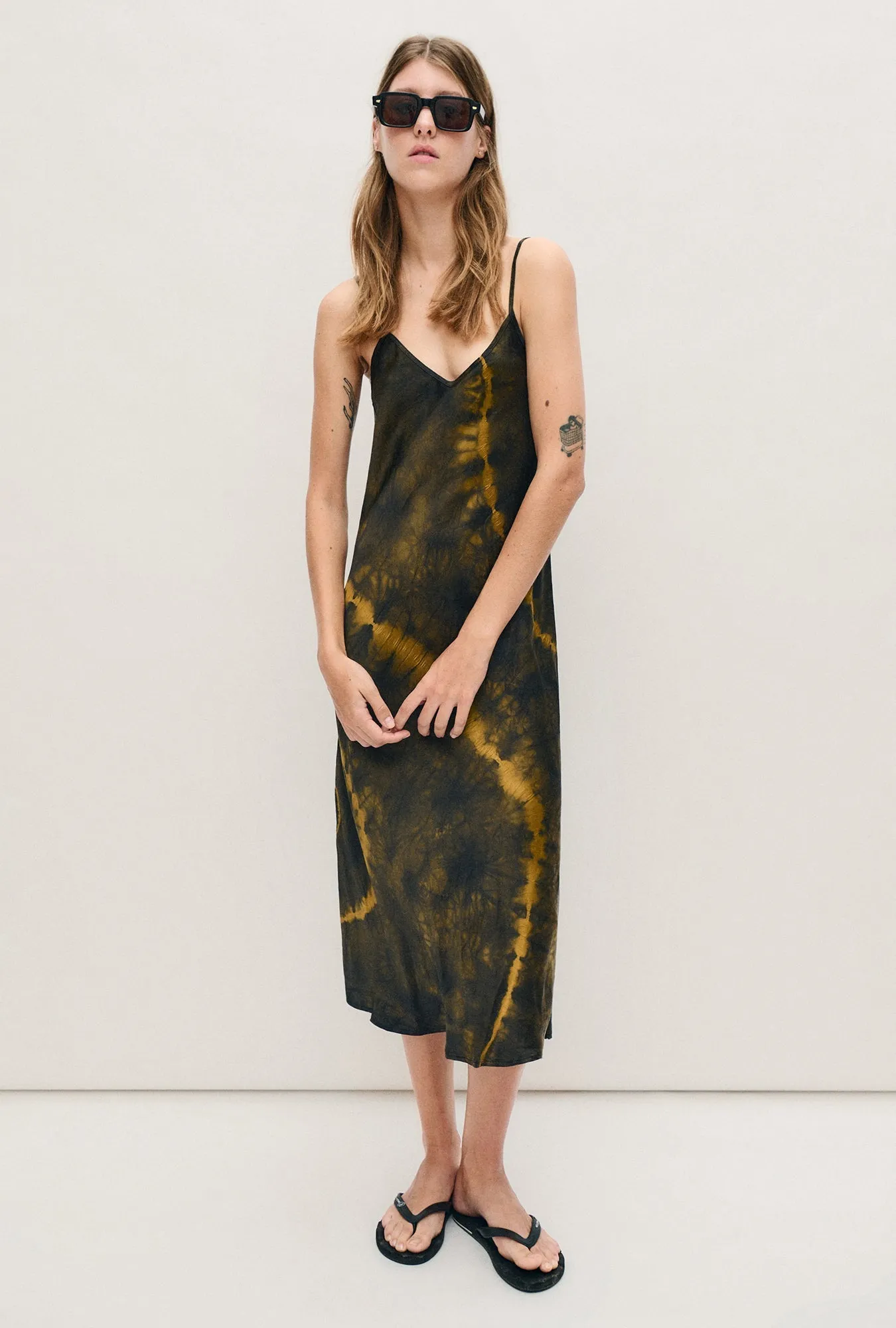 Silk Laundry | 90s Slip Dress - Tie Dye sold by Sisters & Co product image thumbnail 2