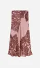 Silk Laundry | Long Bias Cut Skirt - Pressed Coral sold by Sister & Co