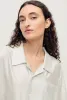 Silk Laundry | Camp Shirt - Silver Foil sold by Sister & Co