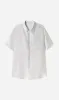 Silk Laundry | Camp Shirt - Silver Foil sold by Sister & Co