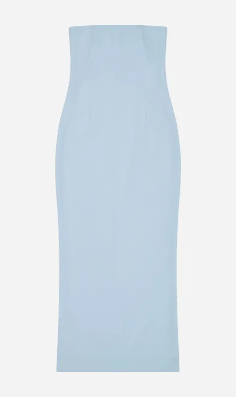 REBE | Strapless Long Dress - Blue sold by Sister & Co