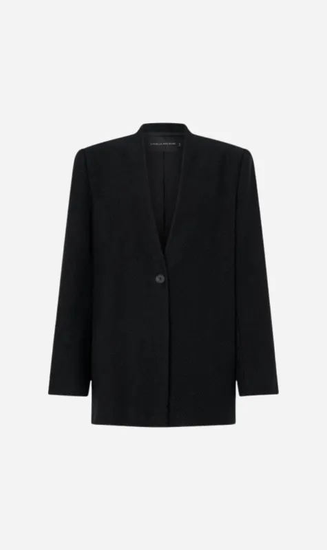 Camilla and Marc | Conic Loopback Blazer - Black sold by Sisters & Co