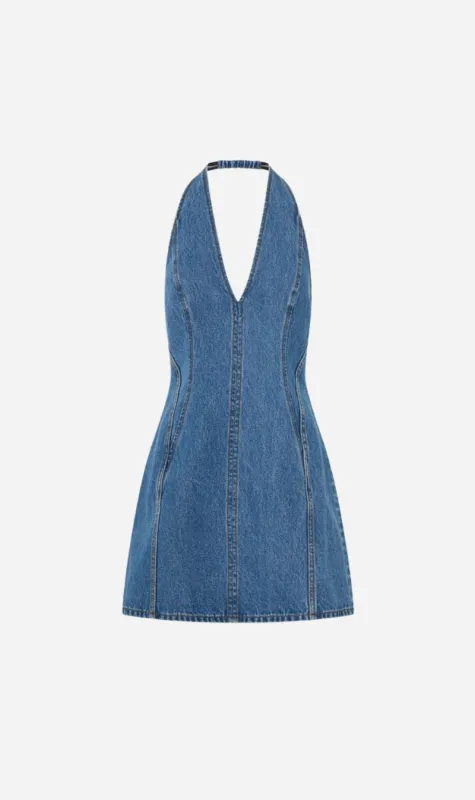 Camilla and Marc | Cascadia Denim Mini Dress - Classic Blue sold by Sister & Co