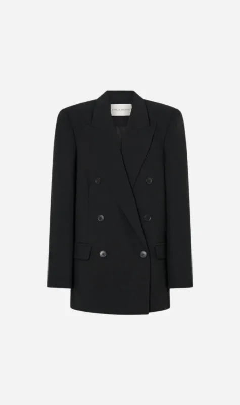 Camilla and Marc | Mackinley Double Breastd Blazer - Black sold by Sisters & Co