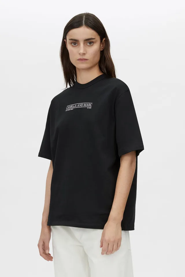 Camilla and Marc | Rigel Logo Tee - Black sold by Sisters & Co product image thumbnail 4