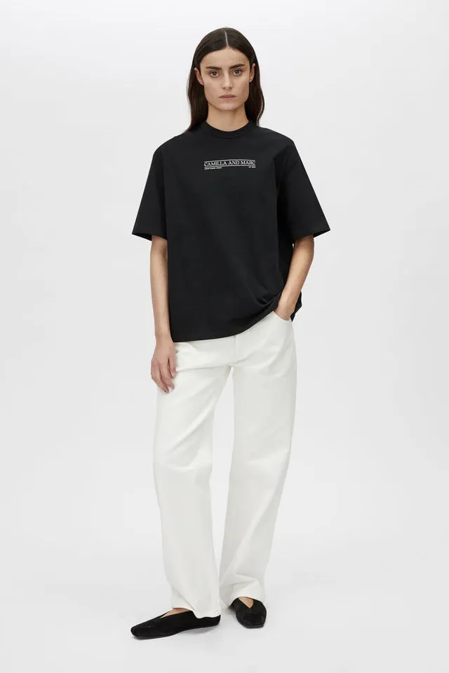 Camilla and Marc | Rigel Logo Tee - Black sold by Sisters & Co product image thumbnail 3