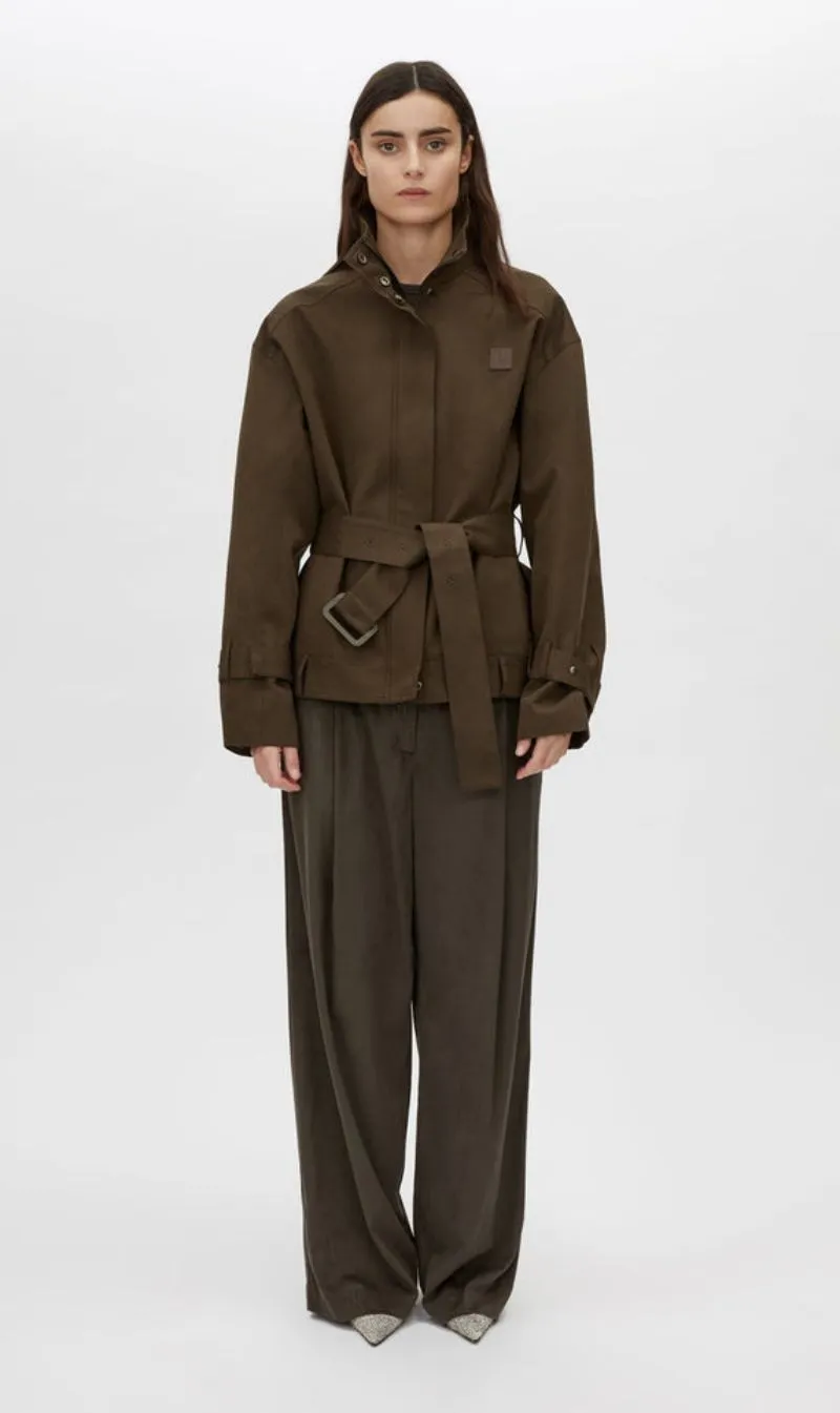 Camilla and Marc | Aileron Bomber Trench - Cypress sold by Sister & Co