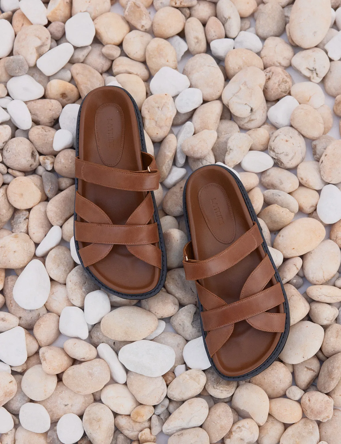 La Tribe | Olive Slide - Almond sold by Sister & Co product image thumbnail 4