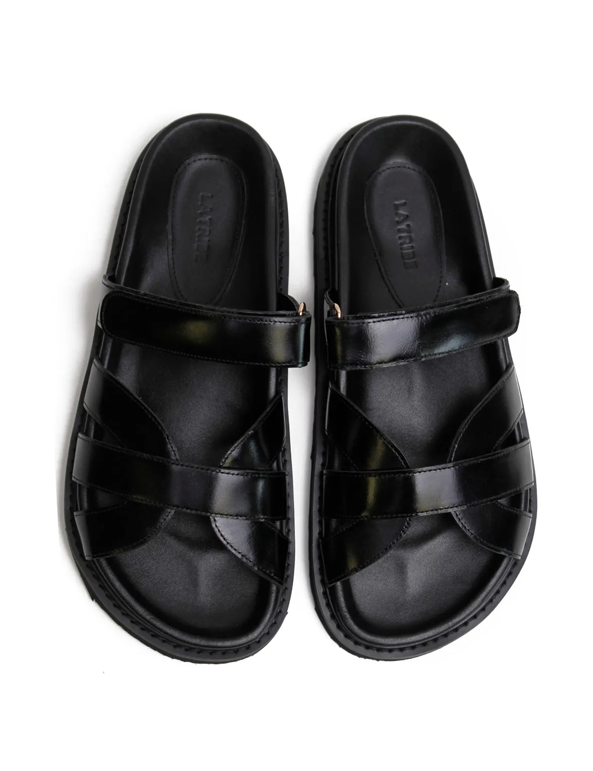 La Tribe | Olive Slide - Black sold by Sisters & Co product image thumbnail 3