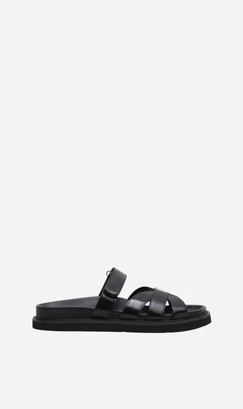 La Tribe | Olive Slide - Black sold by Sister & Co