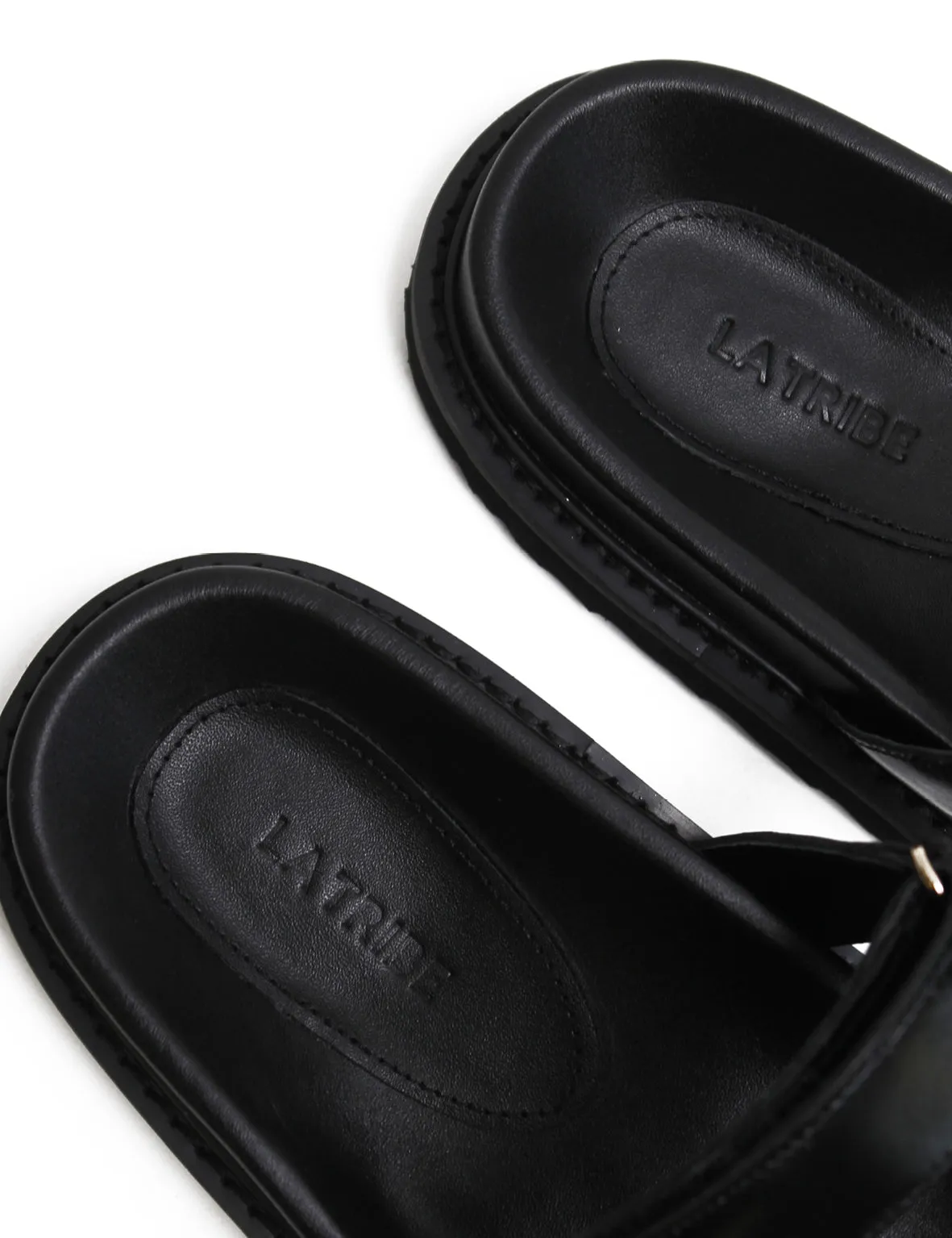 La Tribe | Olive Slide - Black sold by Sisters & Co product image thumbnail 5