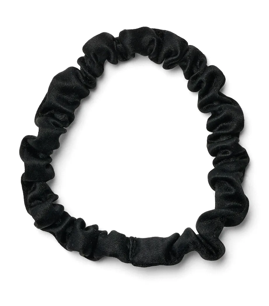 Hyoumankind | Hair Tie/Face Cloth Bundle - Silk Black sold by Sisters & Co product image thumbnail 3