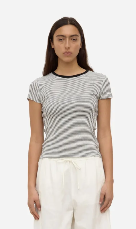 Assembly Label | Thelma Stripe Tee - Black/White sold by Sister & Co