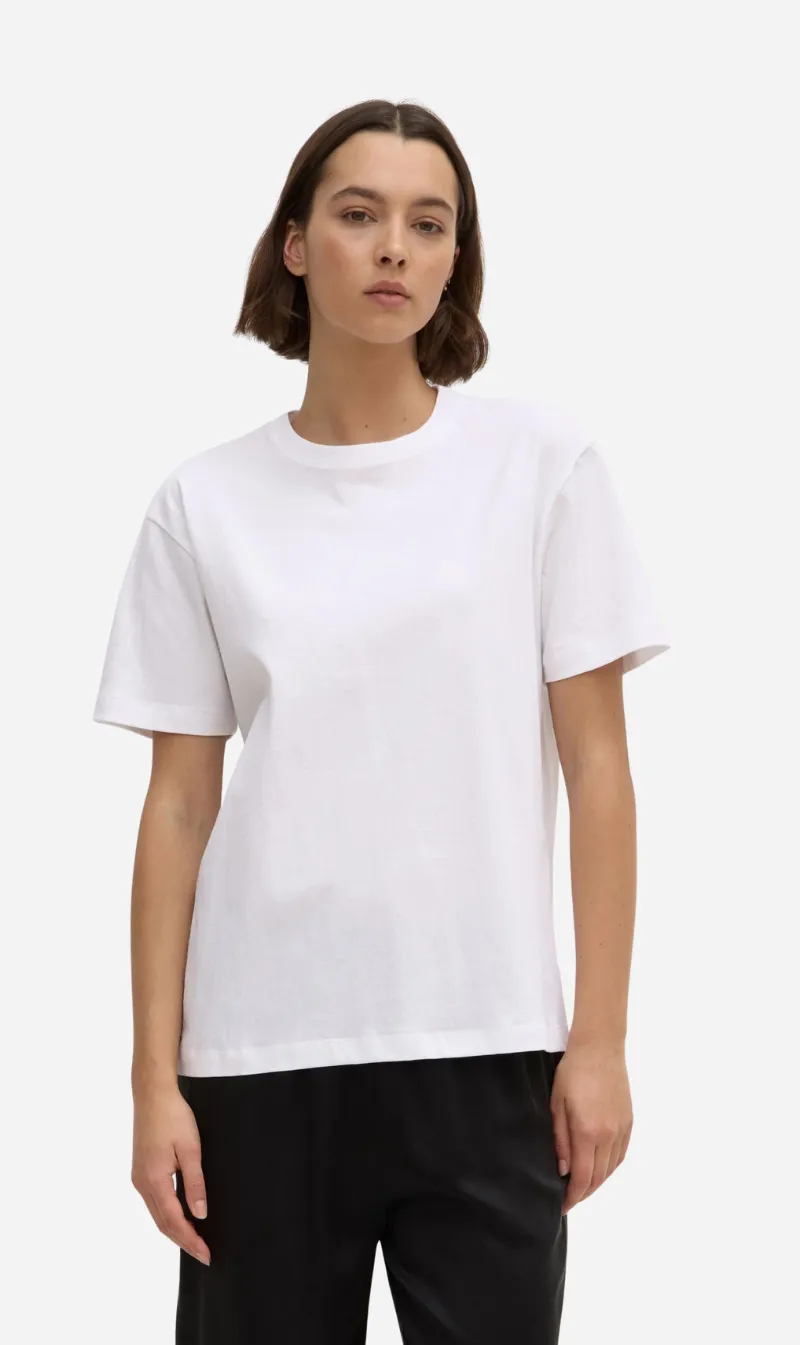 Assembly Label | Organic Base Tee - White sold by Sister & Co