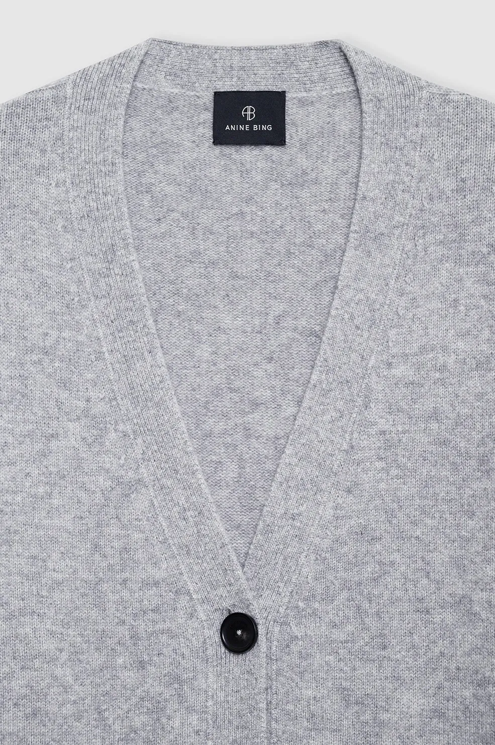 Anine Bing | Jackson Cardigan - Medium Heather Grey sold by Sister & Co product image thumbnail 3