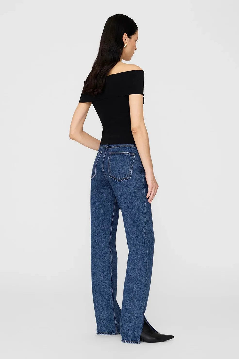 Anine Bing | Francis Top - Black sold by Sisters & Co product image thumbnail 4