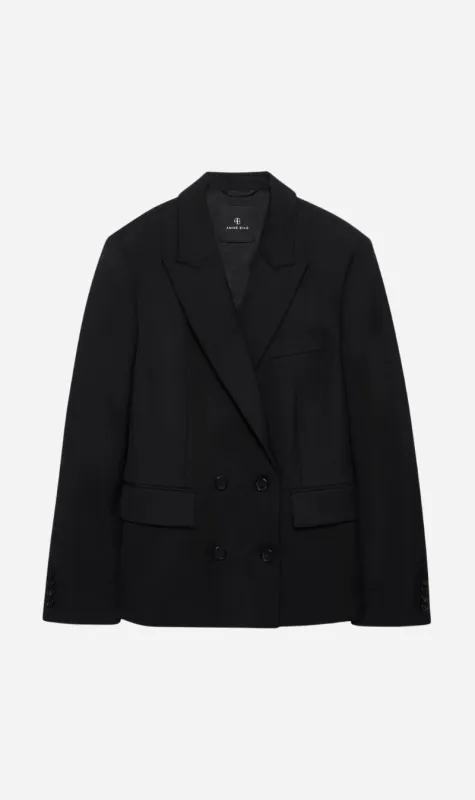 Anine Bing | Evalyn Blazer - Black sold by Sisters & Co