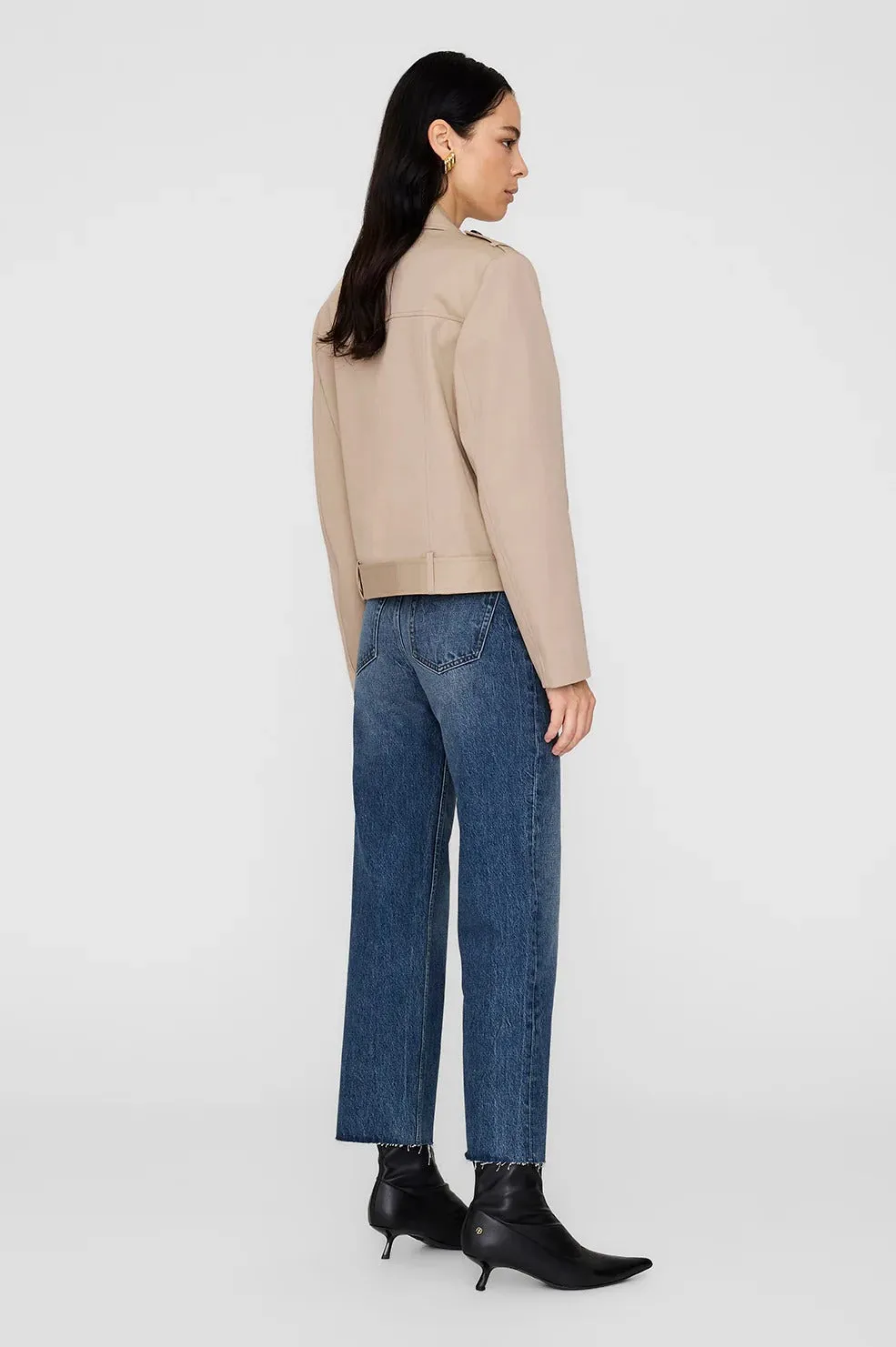 Anine Bing | Greer Jacket - Oatmeal sold by Sister & Co product image thumbnail 4