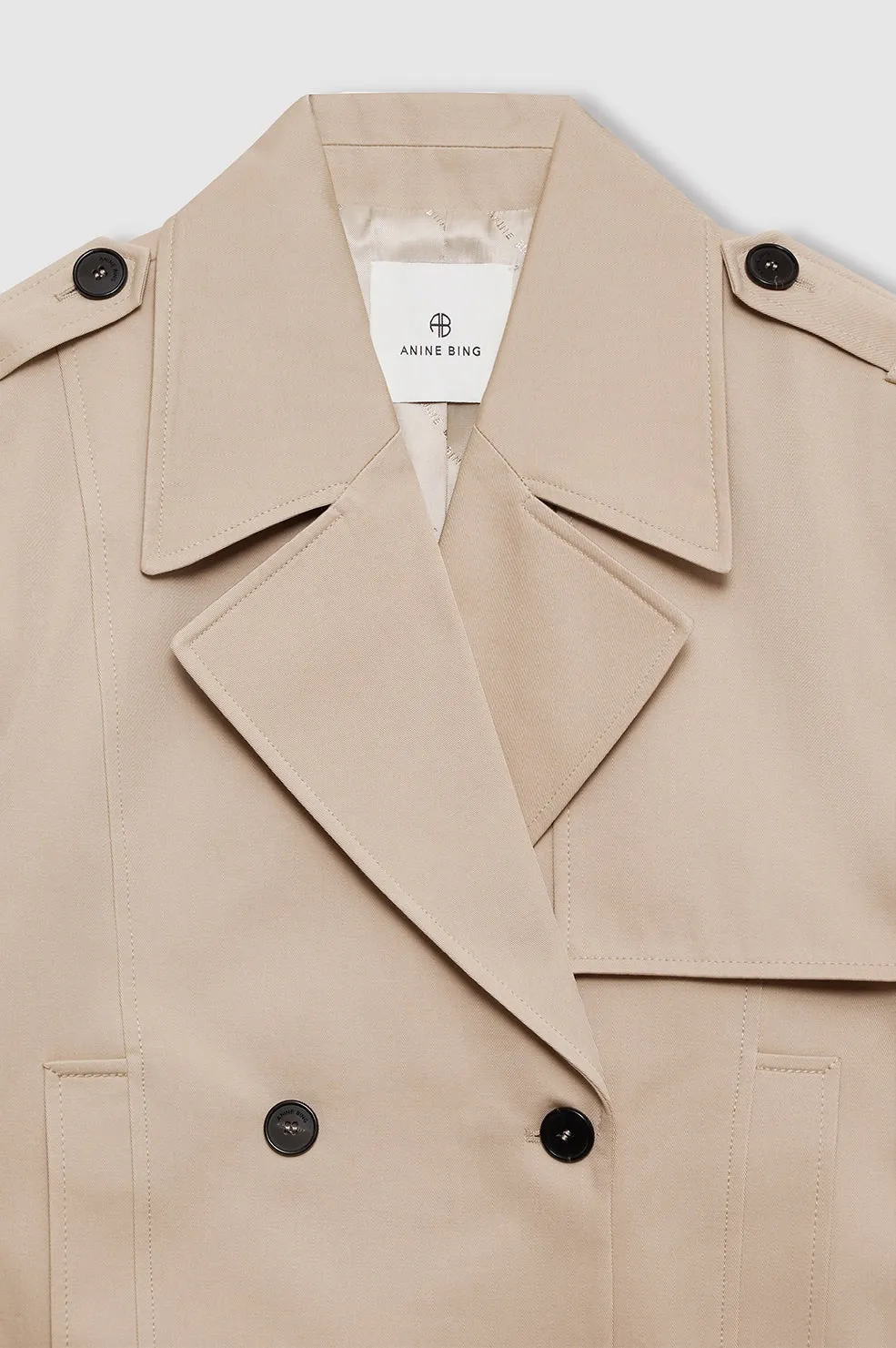 Anine Bing | Greer Jacket - Oatmeal sold by Sister & Co product image thumbnail 5