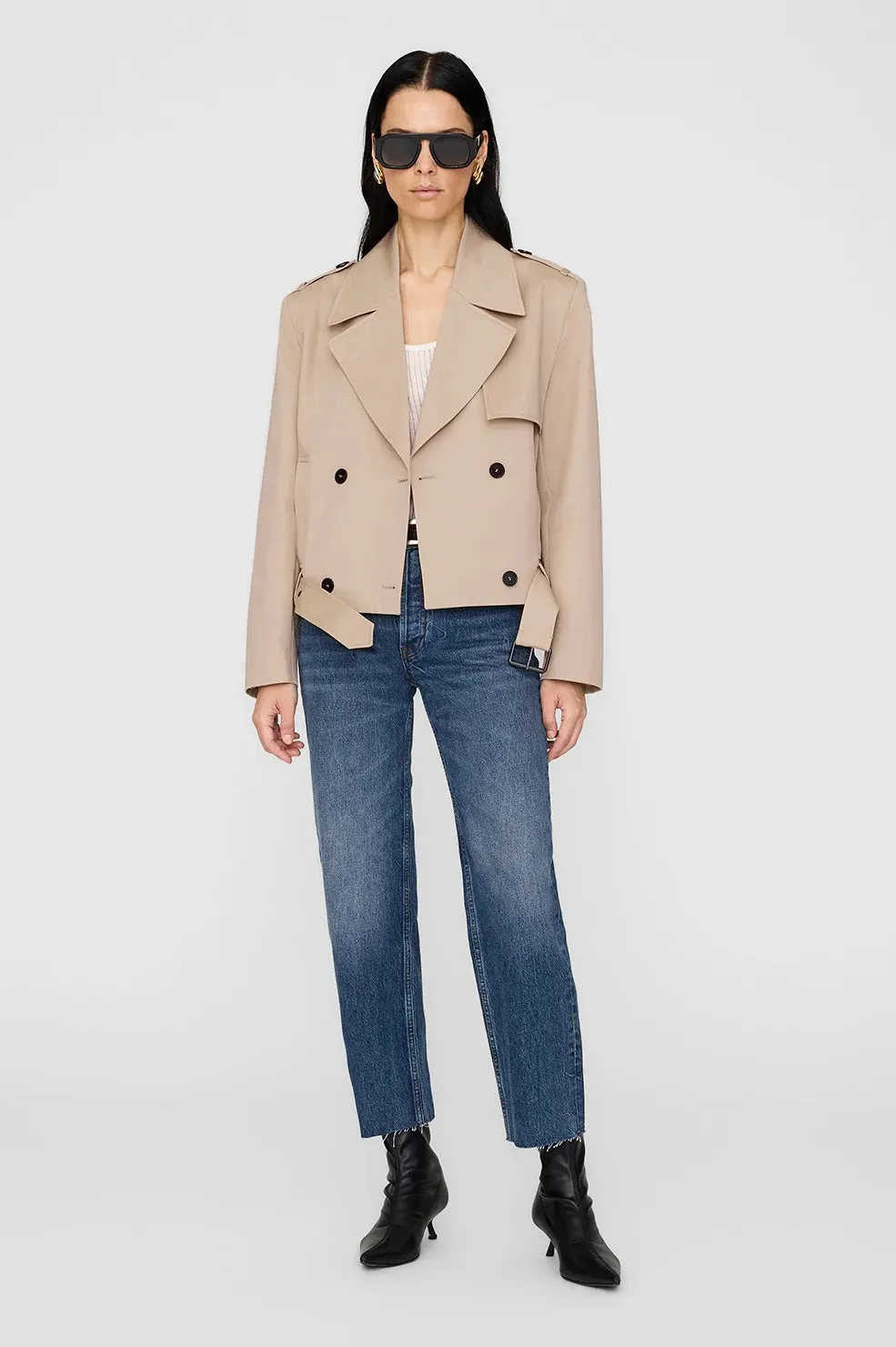 Anine Bing | Greer Jacket - Oatmeal sold by Sister & Co product image thumbnail 3