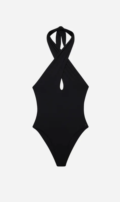 Anine Bing | Beatrix One Piece - Black sold by Sister & Co