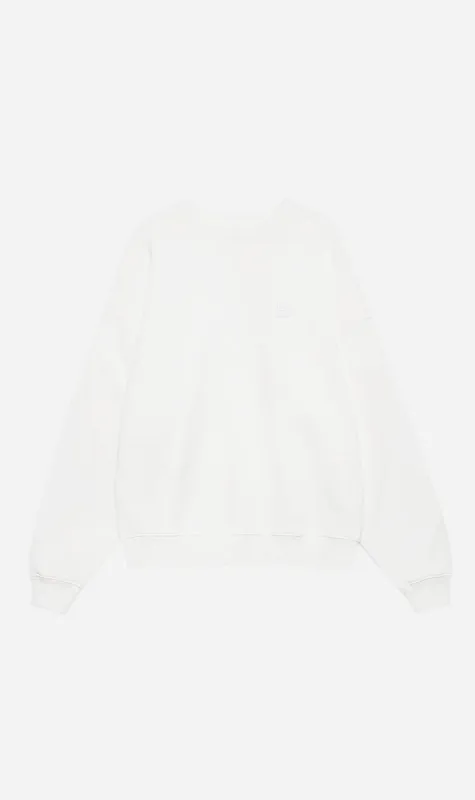 Anine Bing | Miles Sweatshirt Framed Monogram - Off White sold by Sister & Co