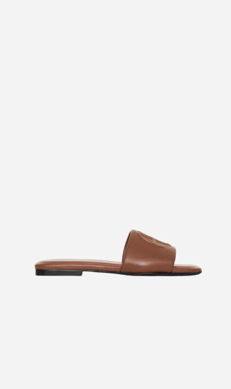 Anine Bing | Ria Slides - Cognac sold by Sister & Co