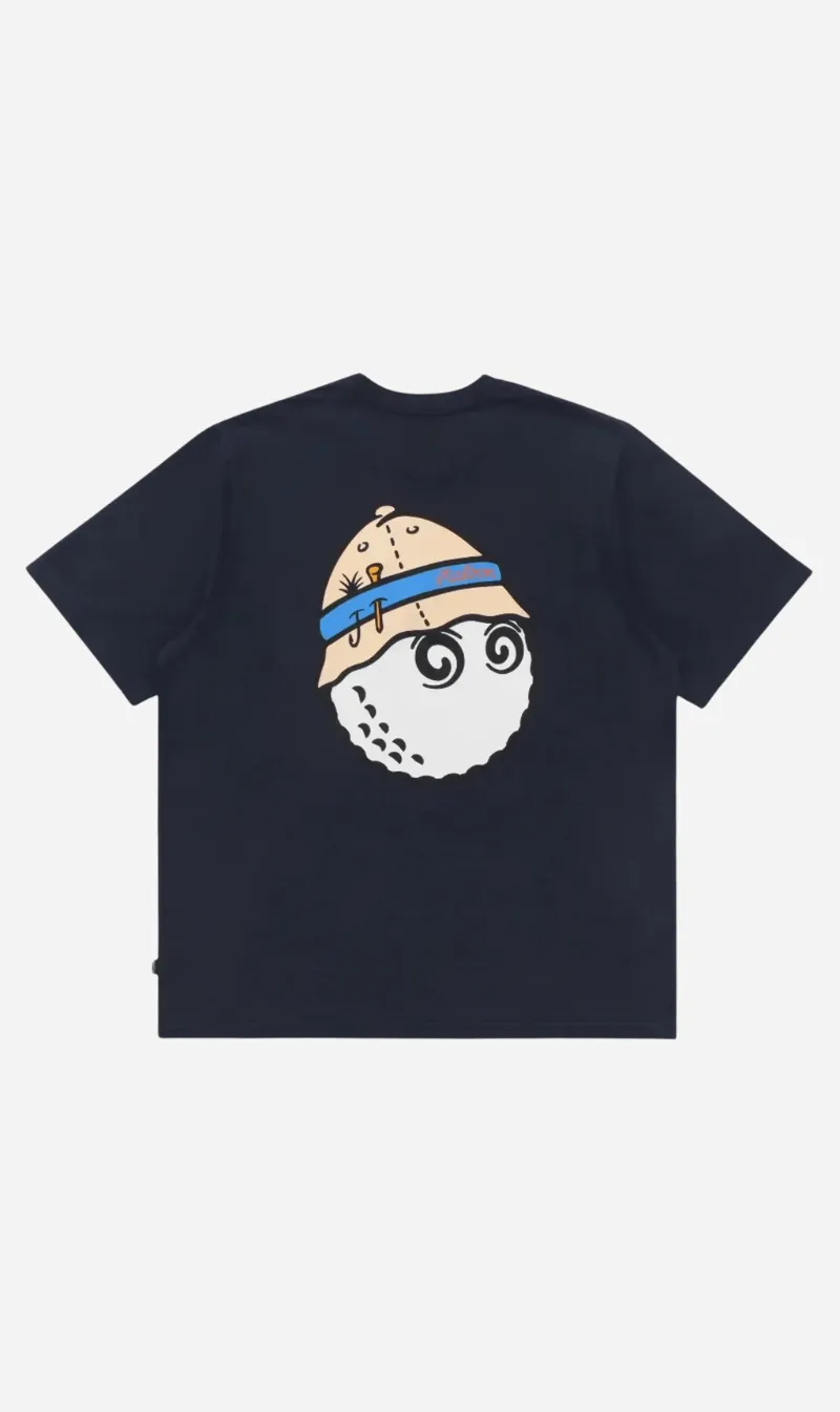 Malbon | Fishing Buckets Pocket T.Shirt - Navy sold by Sister & Co