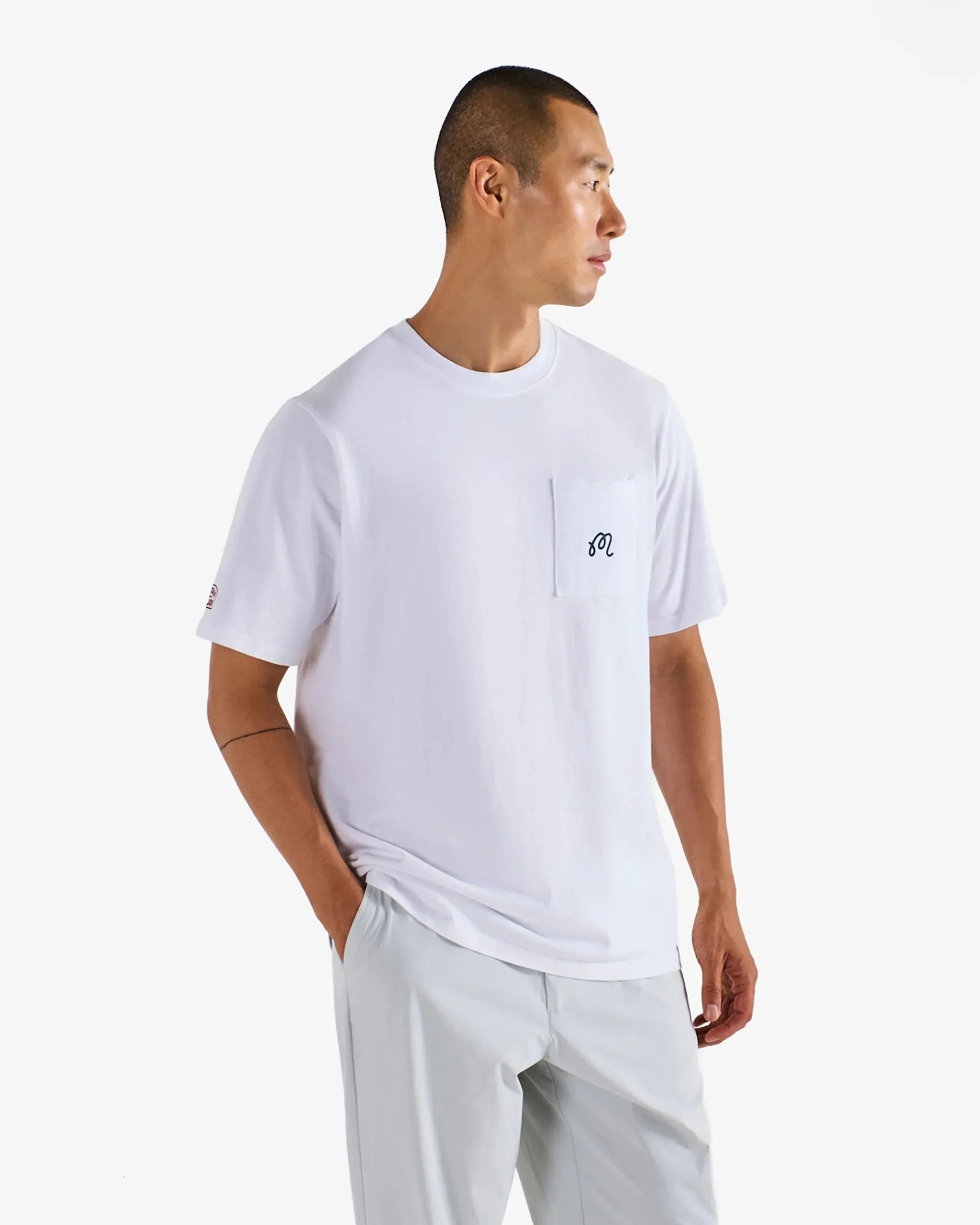 Malbon | Vista Captain Tee - White sold by Sisters & Co product image thumbnail 4