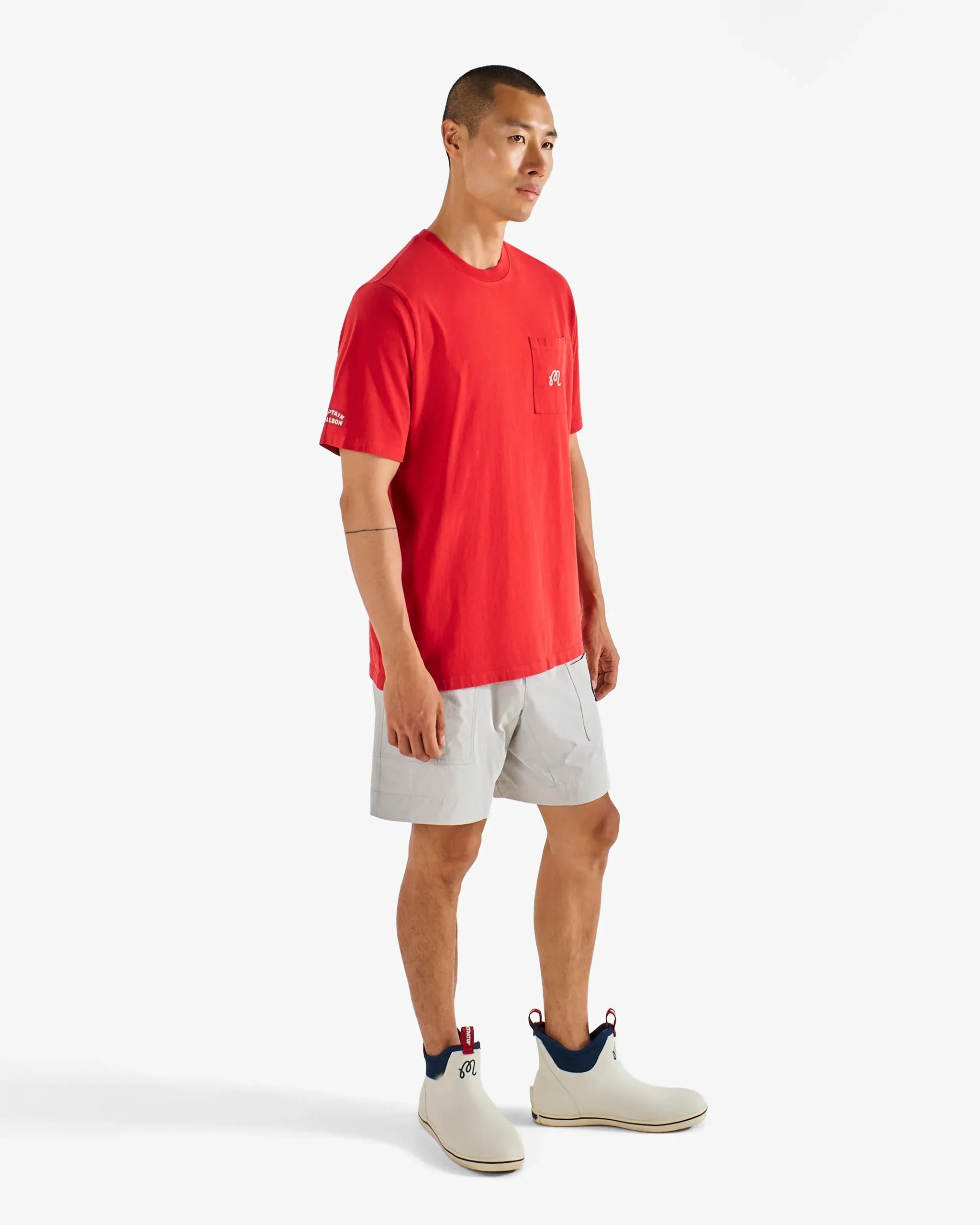 Malbon | Vista Captain Tee - Red sold by Sisters & Co product image thumbnail 5