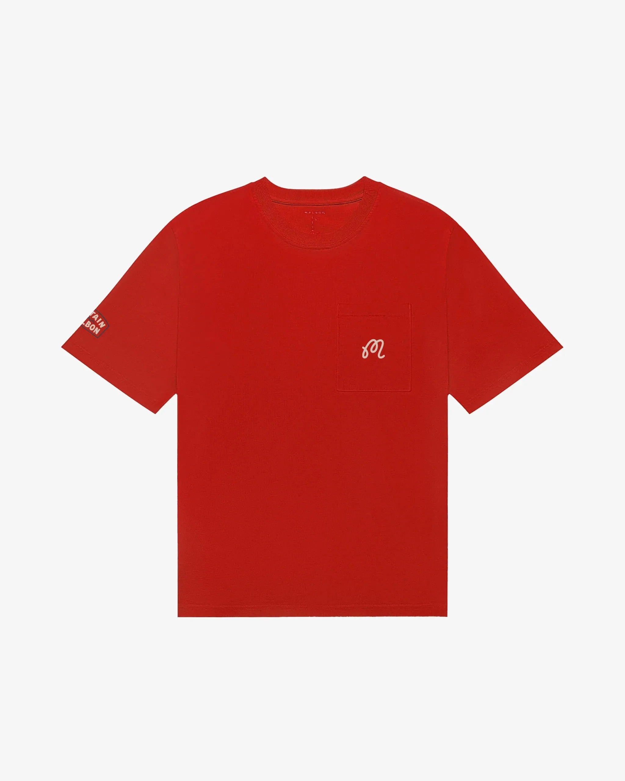 Malbon | Vista Captain Tee - Red sold by Sisters & Co product image thumbnail 3