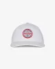 Malbon | In Golf We Trust Painters Hat - White sold by Sister & Co