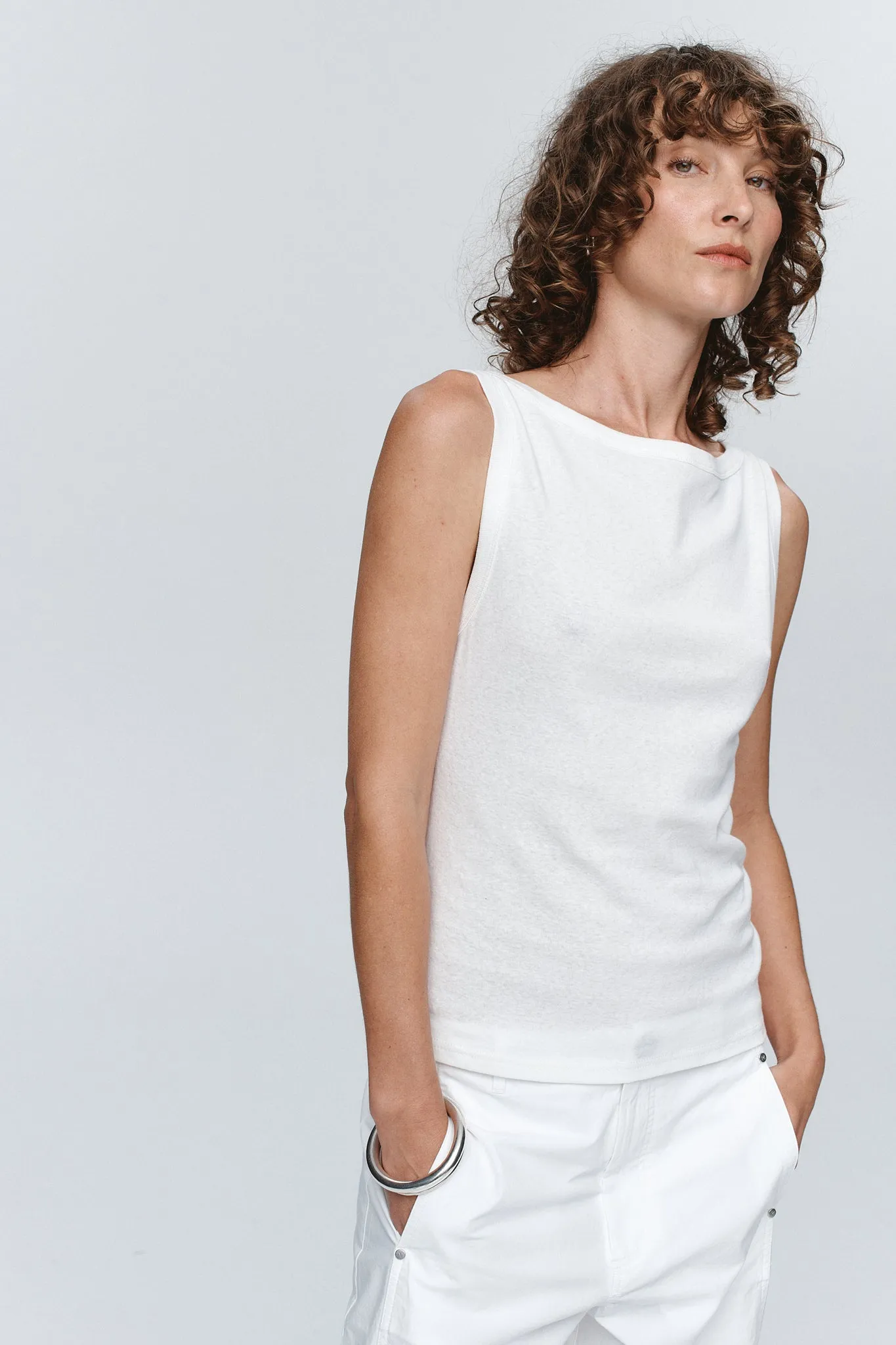 Marle | Jill Singlet - Ivory sold by Sister & Co product image thumbnail 2