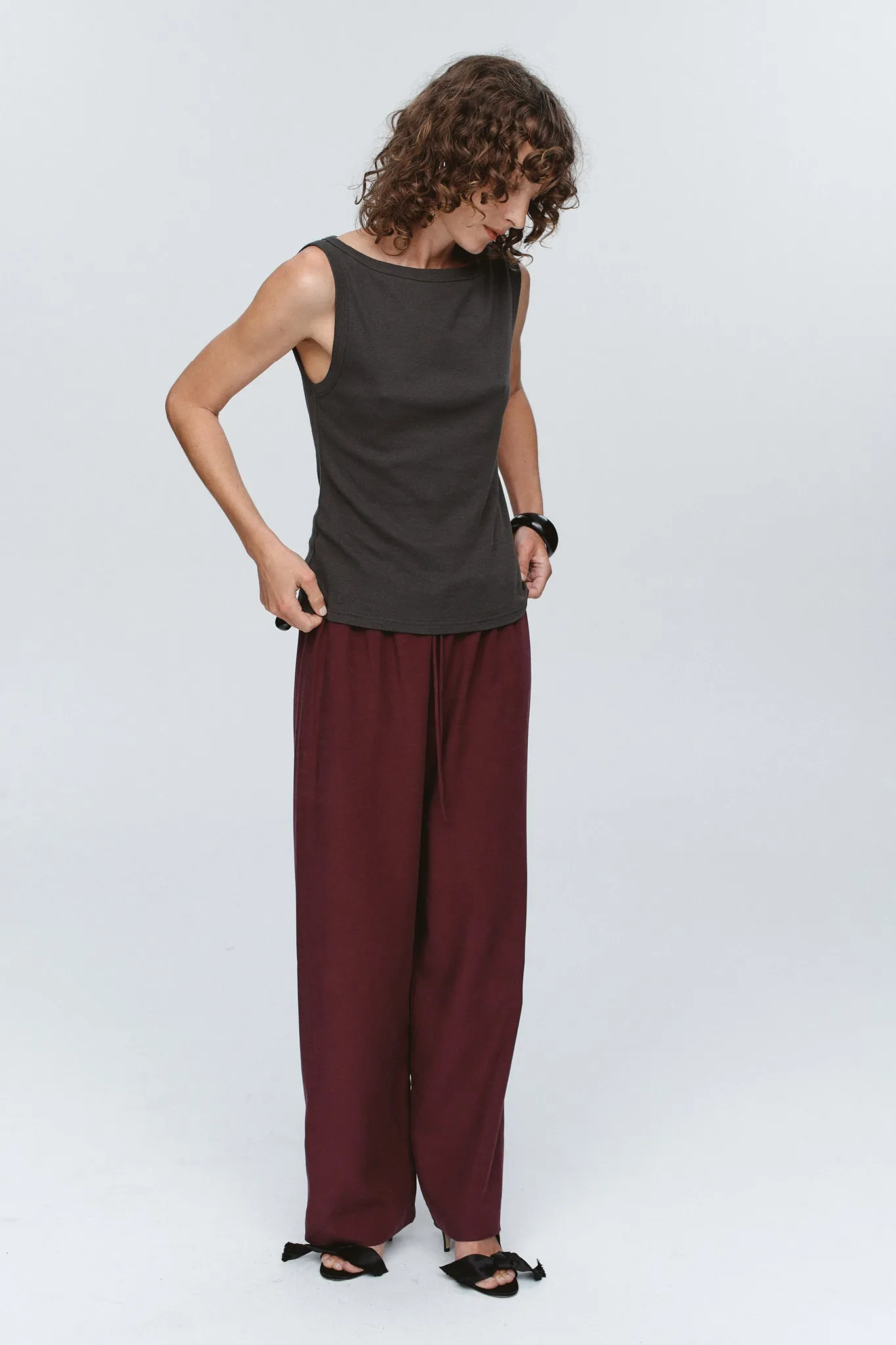 Marle | Jill Singlet - Charcoal sold by Sister & Co product image thumbnail 5